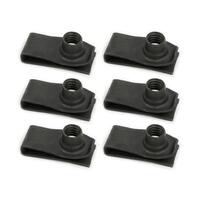 J NUTS 5/16' - 18 BLACK 6 PIECES