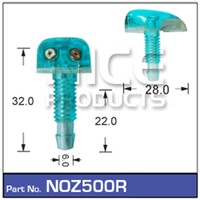 WINDSCREEN WASHER NOZZLE RED