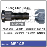 WHEEL STUD AND NUT HQ ETC