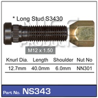 Stud/Nut Pack-M12-1.50 X 38.5m