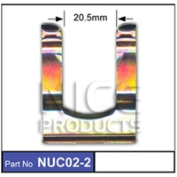 Retainer -U- door barrel retaining clip