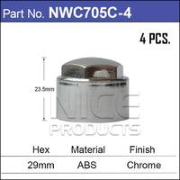Wheel Nut Cover Chrome (4)