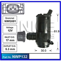 WINDSCREEN WIPER WASHER BOTTLE PUMP TK BARINA 2005 - 2011 DAEWOO LANOS LEGANZA MATIZ NUBIRA & TACUMA