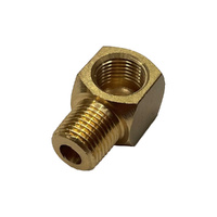 Brass Elbow 1/8' (9.7mm) Male BSP Thread and 1/8' (8.6mm) Female BSP Thread