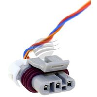 CONNECTOR PLUG RH GROOVE 3 PIN SUITS LS2 LS3 LS7 L76 L98 CRANK ANGLE SENSOR AND MAP SENSOR s952
