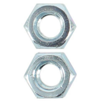 HEX NUT M6 X  1.0 PITCH 10MM ZINC