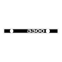 DECAL ROCKER COVER '3300' TORANA