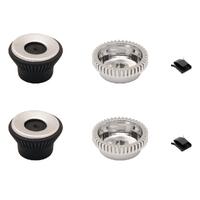 RADIO KNOB SET XW XY COMPLETE WITH INSERTS