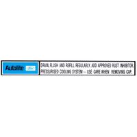 DECAL RADIATOR SUPPORT PANEL XW XY