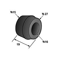BUSH LOWER SHOCK ABSORBER RUBBER REAR FE FC FB EK EJ EH HD HR HK HT HG HQ HJ HX HZ WB (A148)