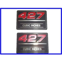 427 rocker cover badge 3inch x 2 inch price per badge