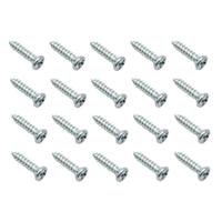 SCREW PACK OVAL HEAD CR REC TAPPER  4 X 1/2'