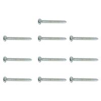 SCREWS OVAL HEAD CR REC TAPPER 6 X 1 1/2