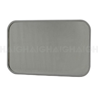 MIRROR HEAD RECTANGLE WHITE BACK 210MM X 125MM AS USED ON LEYLAND MOKE