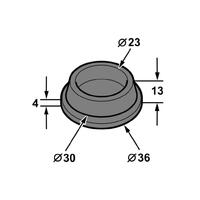 BLANKING GROMMET/PLUG 29.5MM HOLE 36MM M