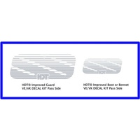 HDT VE VK Style Boot Decal - Silver