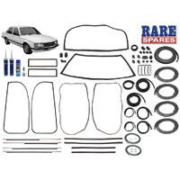 BODY RUBBER KIT VH SEDAN EXCLUDING SS & SL/E