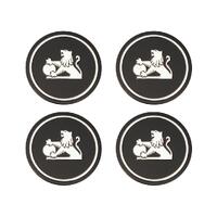 DECAL WHEEL CAP HJ-HX LH-LX GTS ROAD WHEEL - SET OF 4