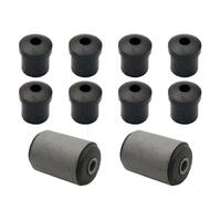 SHACKLE RUBBER KIT XR XT XW XY XA XB XC XD ZA ZB ZC ZD ZF ZG ZH (2 Front 8 Rear) leaf spring