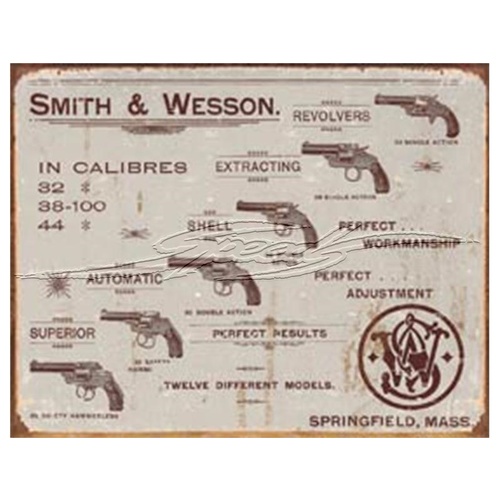 SIGN S&W REVOLVERS