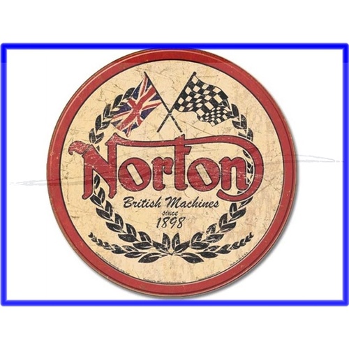 SIGN NORTON LOGO ROUND