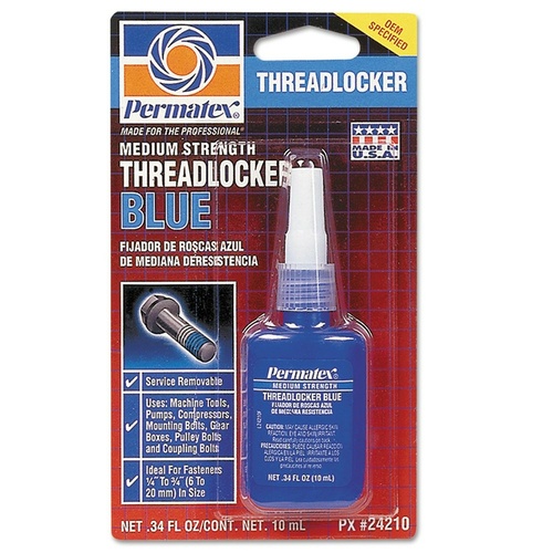 24210 - PERMATEX? MEDIUM STRENGTH THREADLOCKER BLUE