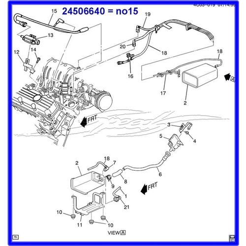 FUEL HOSE GM US