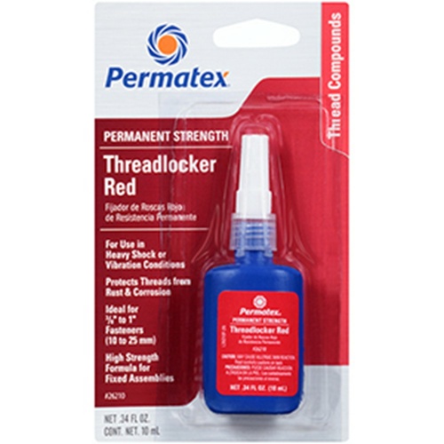 26210 - PERMATEX? PERMANENT STRENGTH THREADLOCKER RED