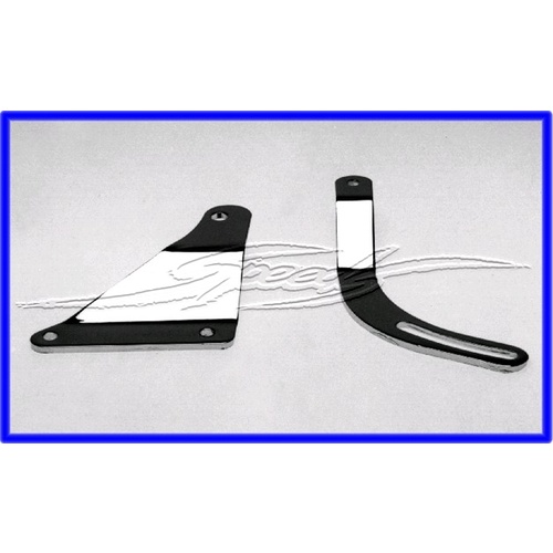Chrome Alt Bracket fit Ford V8 w/out a/c