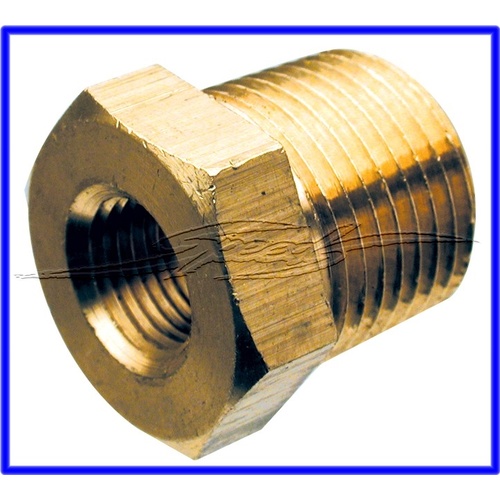 OIL PRESSURE SENDER ADAPTOR SUITS 360001 MALE THREAD 1/4-18 NPT FEMALE 1/8-27 NPT