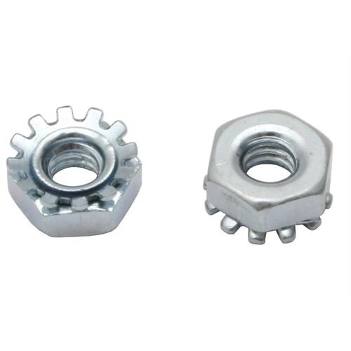NUT HEX NO.8 - 32 WITH EXTERNAL TOOTH WASHER KEPS SUITS XT XW XY ZB ZC ZD INNER DOOR HANDLE