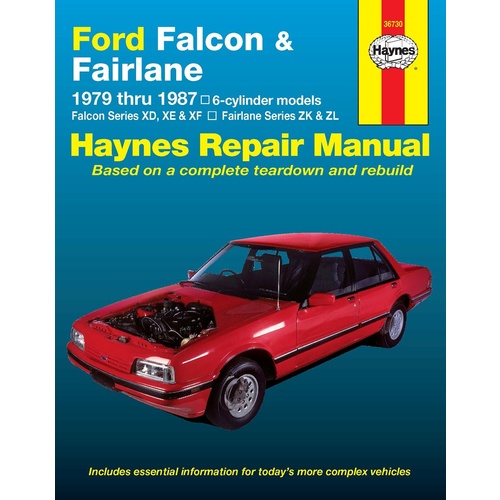 Manual; Workshop - Haynes Ford XD XE XF 1979-1987