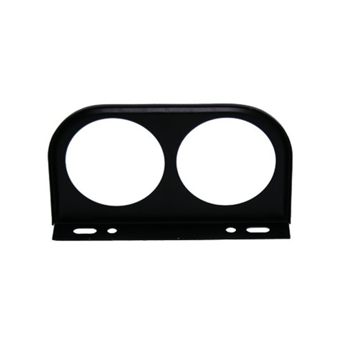 2 HOLE GAUGE PANEL BLACK