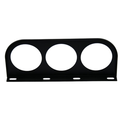 3 HOLE GAUGE PANEL BLACK