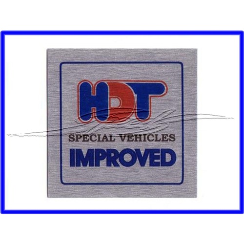 HDT IMPROVED TAG (SMALL) ALLOY VN VP VR VS VT VX VY APPROX 60MM X 60MM