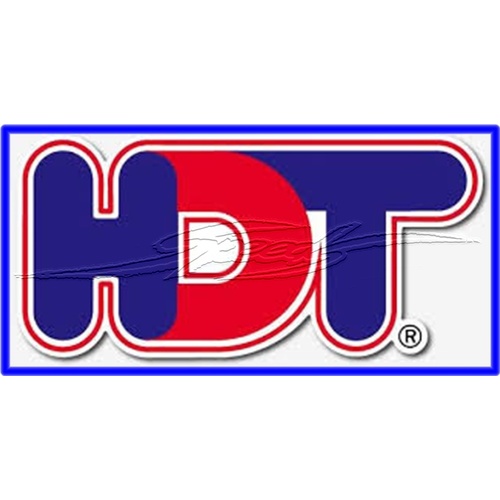 HDT Logo decal 40x20mm Red&Blu