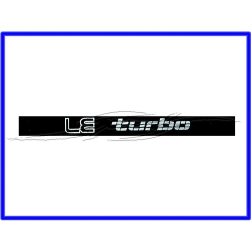 VL LE Turbo Dash Badge