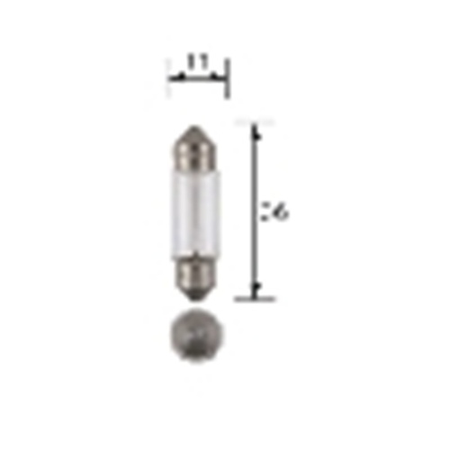 NARVA GLOBE 12V 5W SV8.5/8 BX1