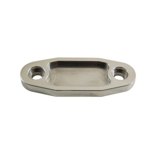 Billet Alum Fuel Pump Block Off Plate Ford CLEVELAND
