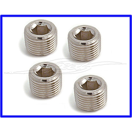 Pipe Plug Kit 4 Pack 3/8