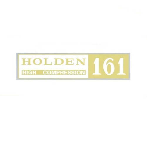 Decal HR HK HT HG Rocker Cover '161' High Compression