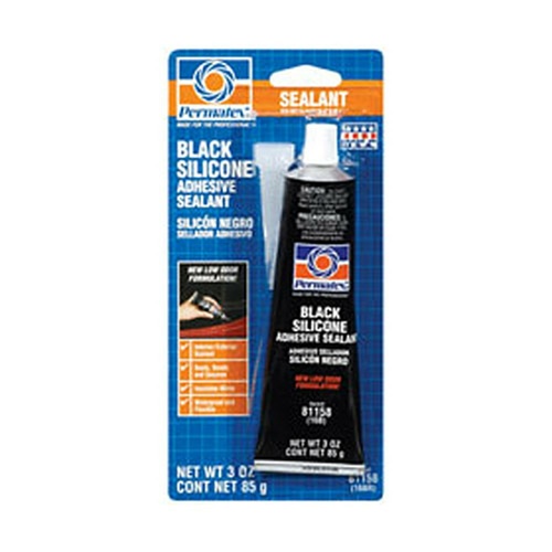 81158 - PERMATEX? BLACK SILICONE ADHESIVE SEALANT