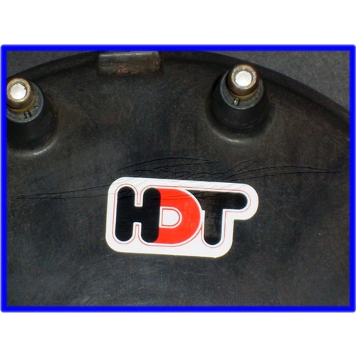HDT Logo 30x15mm xsml Red & Bl
