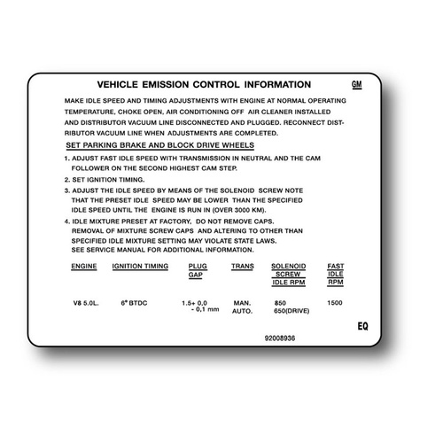 VC Emiss 5.0 Decal