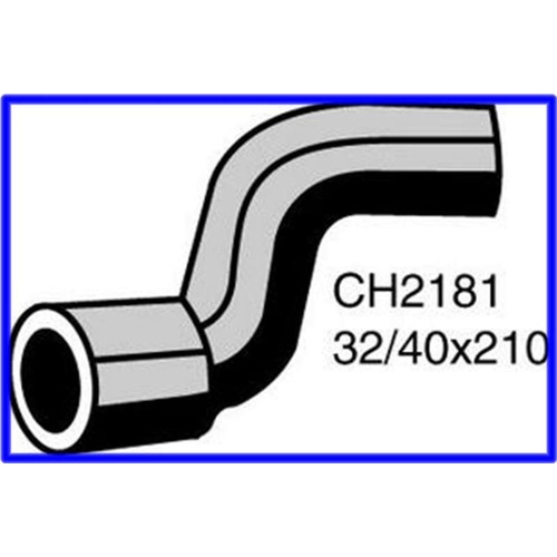 HOSE RADIATOR TOP HOSE SB BARINA 1.2 1.4 680MM WIDE RAD CORE