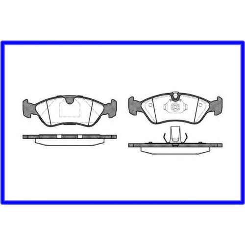 BRAKE PADS GENUINE 91-97 CALIBRA GS1 C20NE C20XE X20XEV & TR ASTRA FRONT 1 SET ONLY RETAIL OVER $200