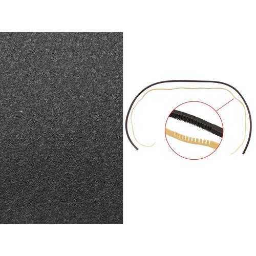 ROOF LINING & SUN VISOR MATERIAL VL Wagon Black Sandpape