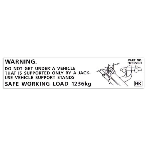 NLA RSP Decal Jack Assy VT VX Commodore