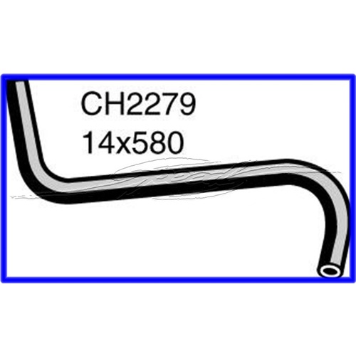 HEATER HOSE VT VX VY WATER VALVE TO HEATER UPPER