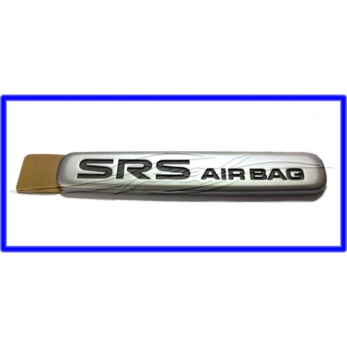 BADGE DECAL DASH SRS AIRBAG VY VZ WK WL